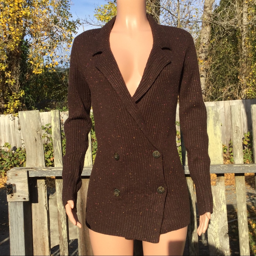 Trouve Speckled Wool Sweater